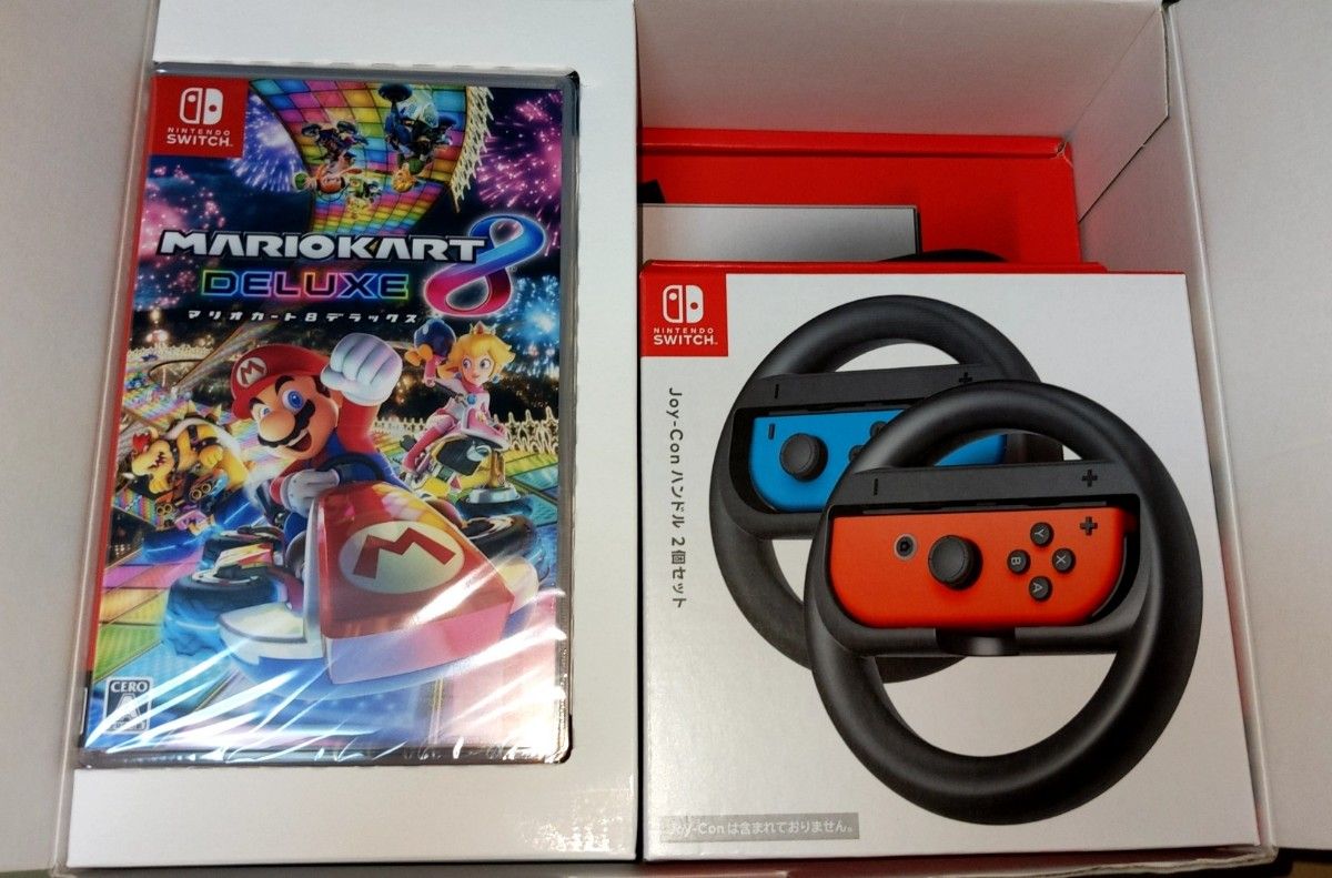 Nintendo Switch 有機ELモデル ホワイト マリオカート ハンドル Nintendo Switch 有機ELモデル ホワイト マリオカート ハンドル
