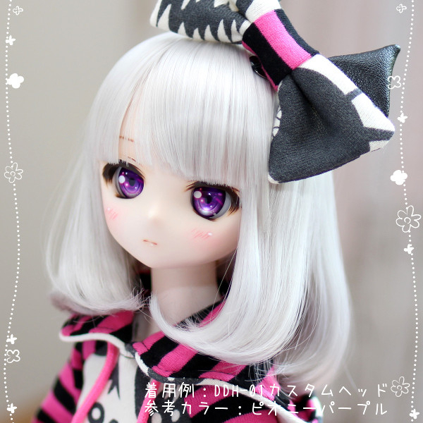 【Type2　モーブピンク　B品】レジンアイ 22mm相当 Lotta mimi_画像5