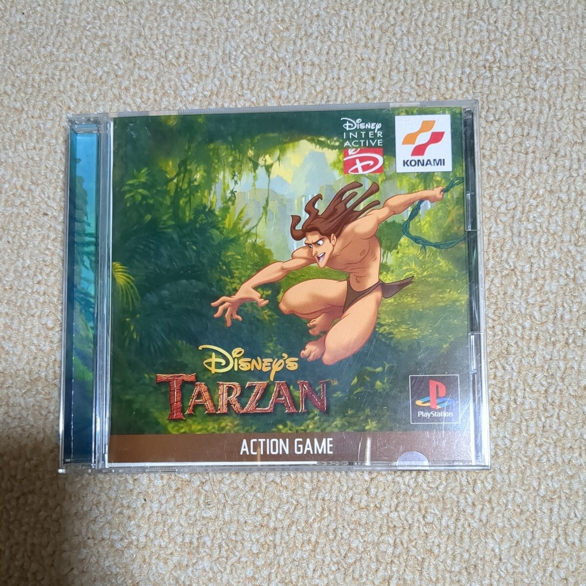 ゲームソフト PS1 ターザン Disney Tarzan KONAMI コナミ プレイステーション プレステ1 PlayStationの画像1