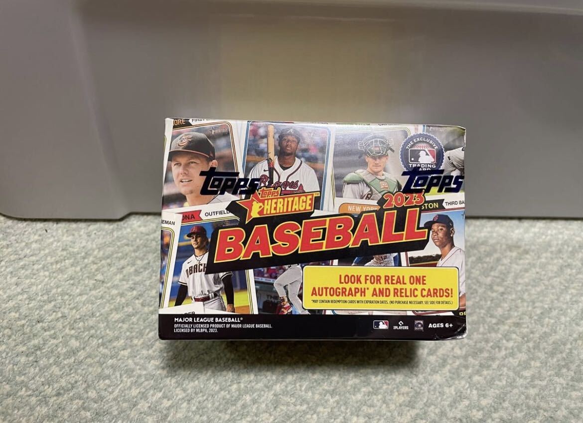 2023 Topps Heritage Baseball Blaster box トップスの画像1