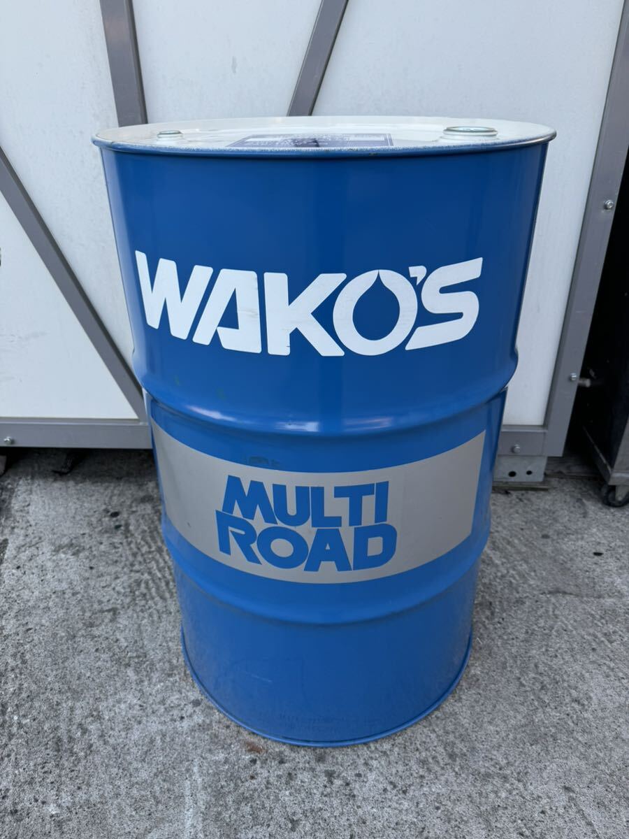 空ドラム缶 200L エンジンオイル マルチロード DIY ガレージ ワコーズ WAKO’S バーベキュー BBQ_画像2