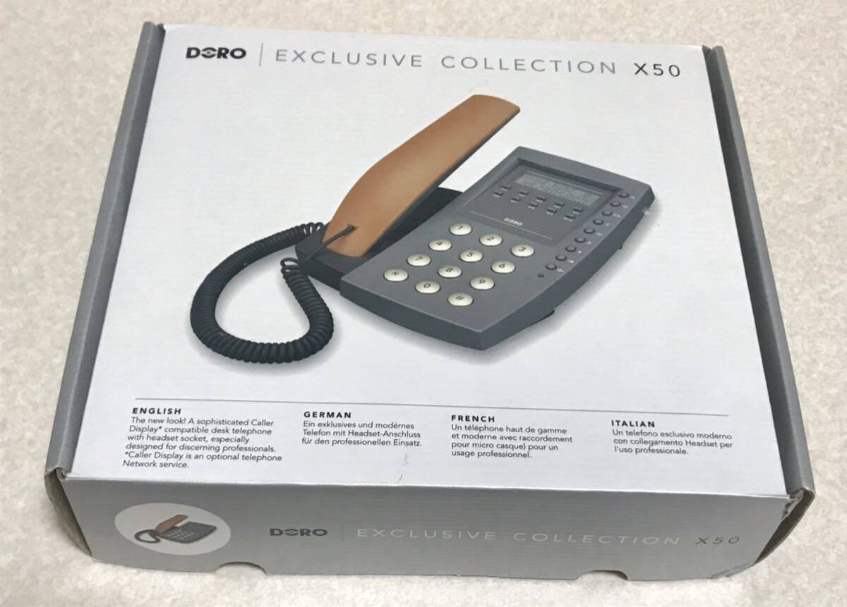 DORO X50 Exclusive Collection 電話機 英国ブランド_画像1
