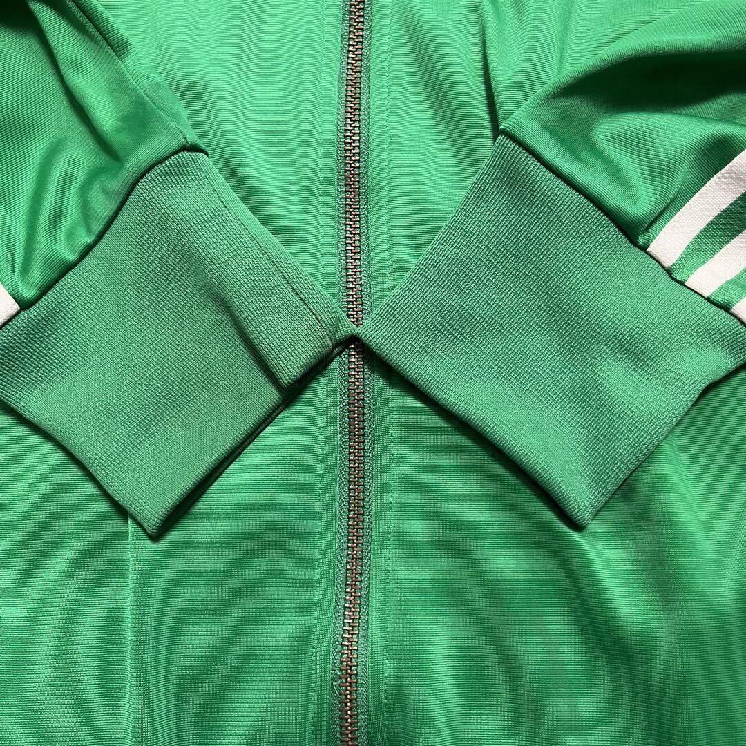 Lサイズ adidas トレフォイル 刺繍 ロゴ ATP ジャケット ジャージ 緑 グリーン トラックジャケット ブルゾン メンズ_画像4