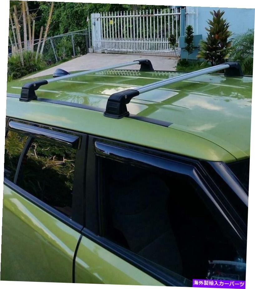 スバルインプレッサのシルバールーフラッククロスバー2008-2012固定点ラックSilver Roof Rack Cross Bar for Subaru Impreza 2008-2012 Fi_画像3