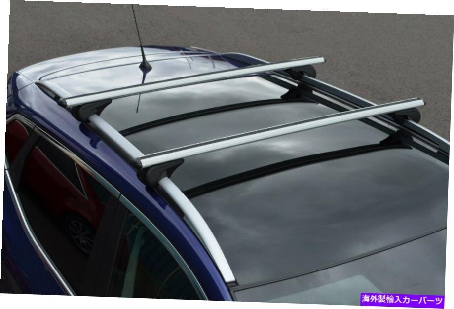 ボルボV70（2008-16）75kgロック可能なルーフレール用のクロスバーCross Bars For Roof Rails To Fit Volvo V70 (2008-16) 75KG Lockable_画像1