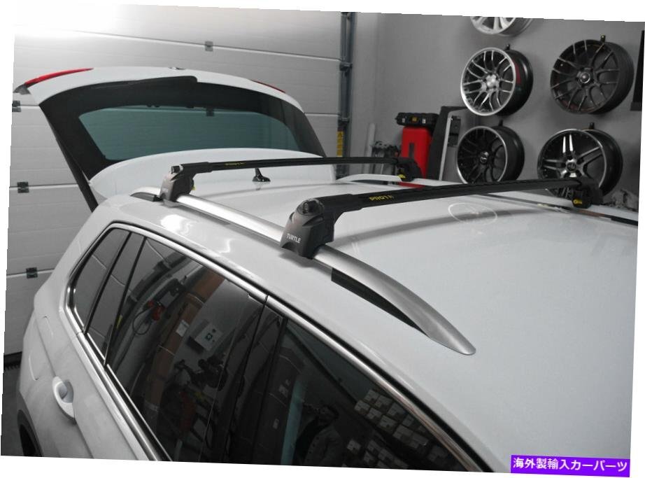 プジョー508 2011-2019エステートアルミニウムトップルーフレールラッククロスバーfor PEUGEOT 508 2011-2019 ESTATE ALUMINIUM TOP ROOF_画像3