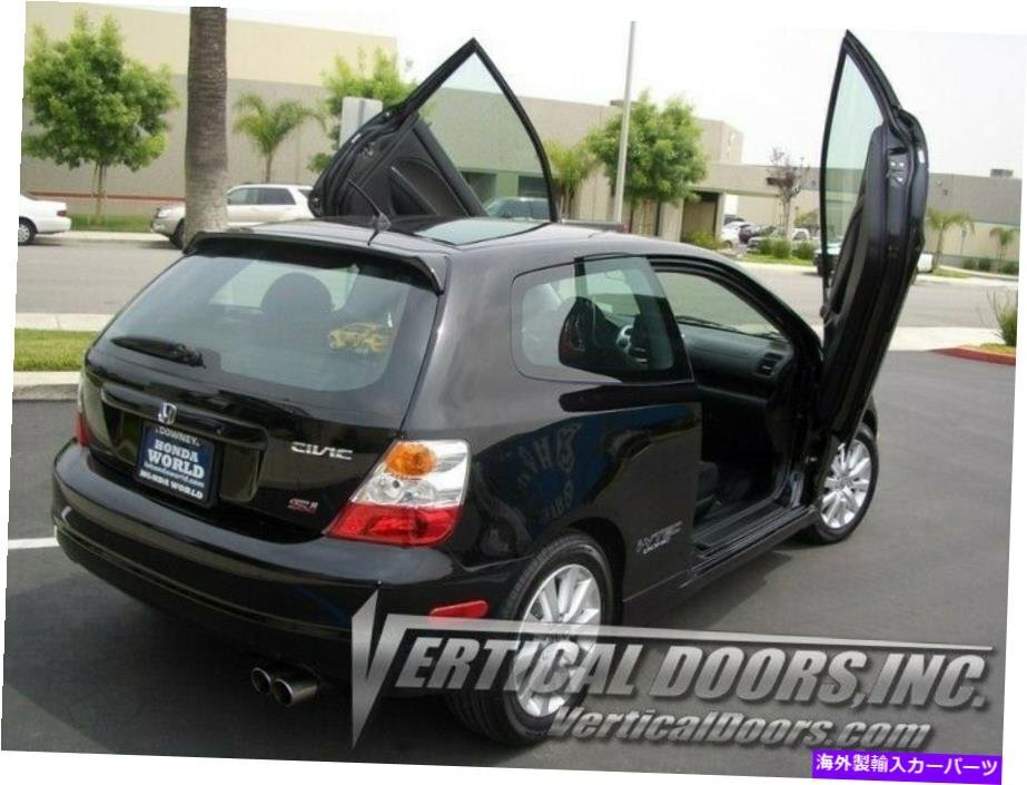 垂直ドア - ホンダシビックSI 2002-05 -VDCHCSI0205用の垂直ランボドアキットVertical Doors - Vertical Lambo Door Kit For Honda Civic_画像2