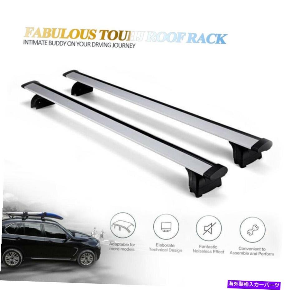 ルーフラッククロス荷物キャリアバートップレールバーアウディX1 X5 Q7 Q3 Q5用貨物Roof Rack Cross Luggage Carrier Bar Top Rail Bar Ca_画像1