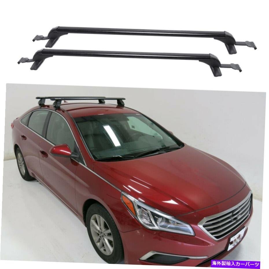 ヒュンダイソナタルーフラッククロスバー43.3 荷物キャリアアルミニウムw/ロック用For Hyundai Sonata Roof Rack Cross Bar 43.3 Luggag_画像1