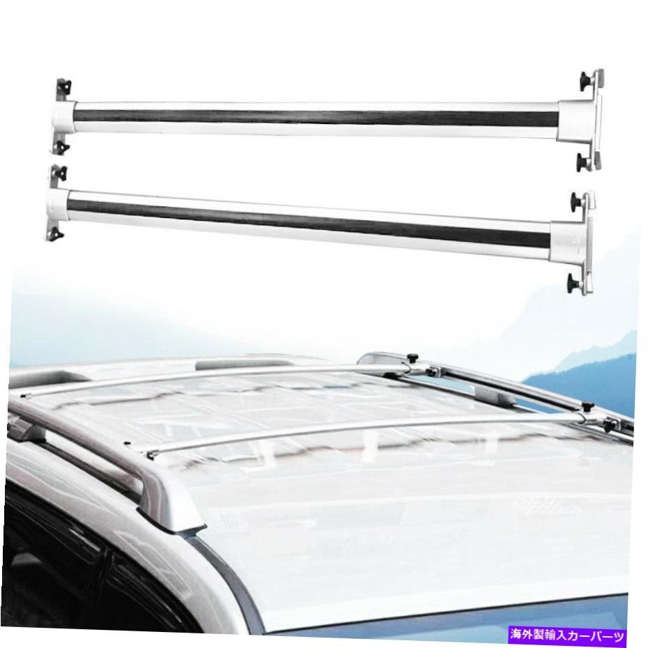 トヨタランドクルーザーLC200 2008-2021ルーフレールラック用の米国在庫2 PCSクロスバーUS Stock 2 PCS Cross Bars for Toyota Land Cruis_画像1