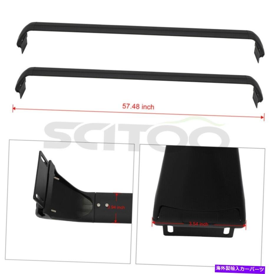 ペア荷物キャリア貨物ルーフラッククロスクロスバー05-20トヨタタコマ2/3 genPair Luggage Carrier Cargo Roof Rack Cross Bar For 05-20_画像2