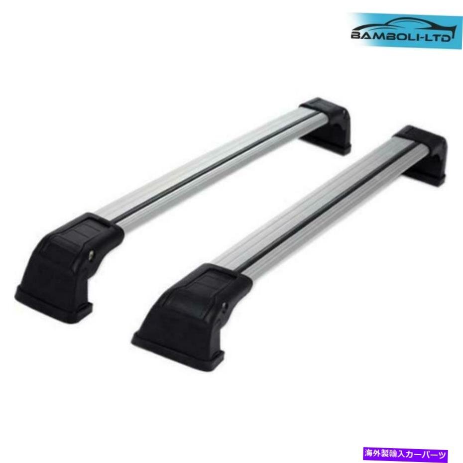 スバルインプレッサのシルバールーフラッククロスバー2008-2012固定点ラックSilver Roof Rack Cross Bar for Subaru Impreza 2008-2012 Fi_画像2