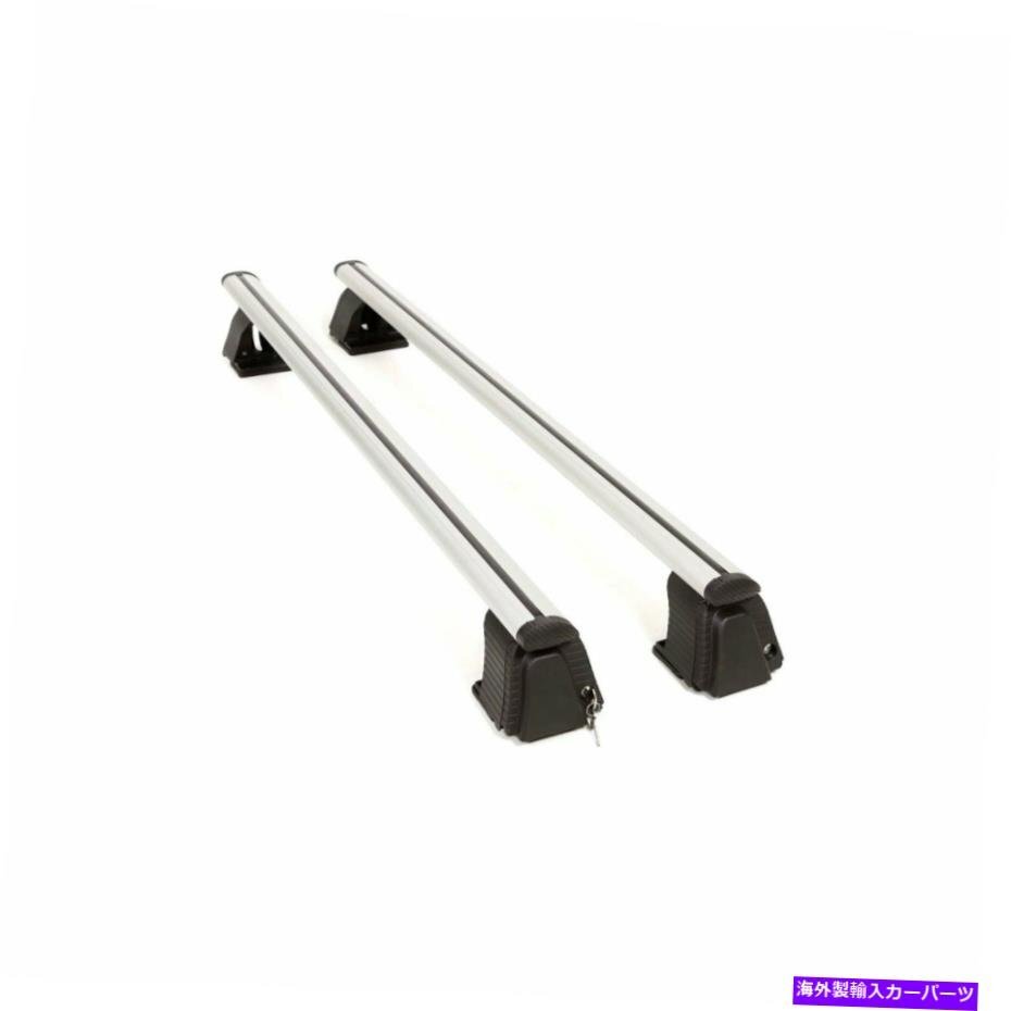 三菱用の裸のルーフラッククロスバーL200 IIIピックアップ1996-2006Bare Roof Rack Cross Bars Set for Mitsubishi L200 III Pick-Up 1996_画像2