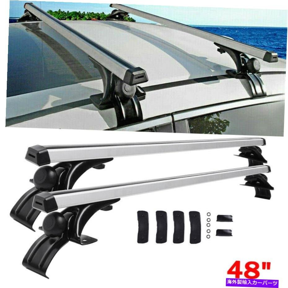 トヨタプリウス2002-2021 48 ルーフラッククロスバーアルミニウム荷物キャリアベルトFor Toyota Prius 2002-2021 48 Roof Rack Cross Ba_画像2