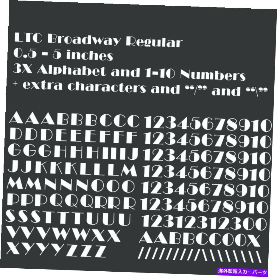 1-10 50ビニール番号と3xアルファベット - メールボックス、ドア、アドレス、ロッカー用のデカール1-10 50 Vinyl Numbers and 3X Alphabet_画像3