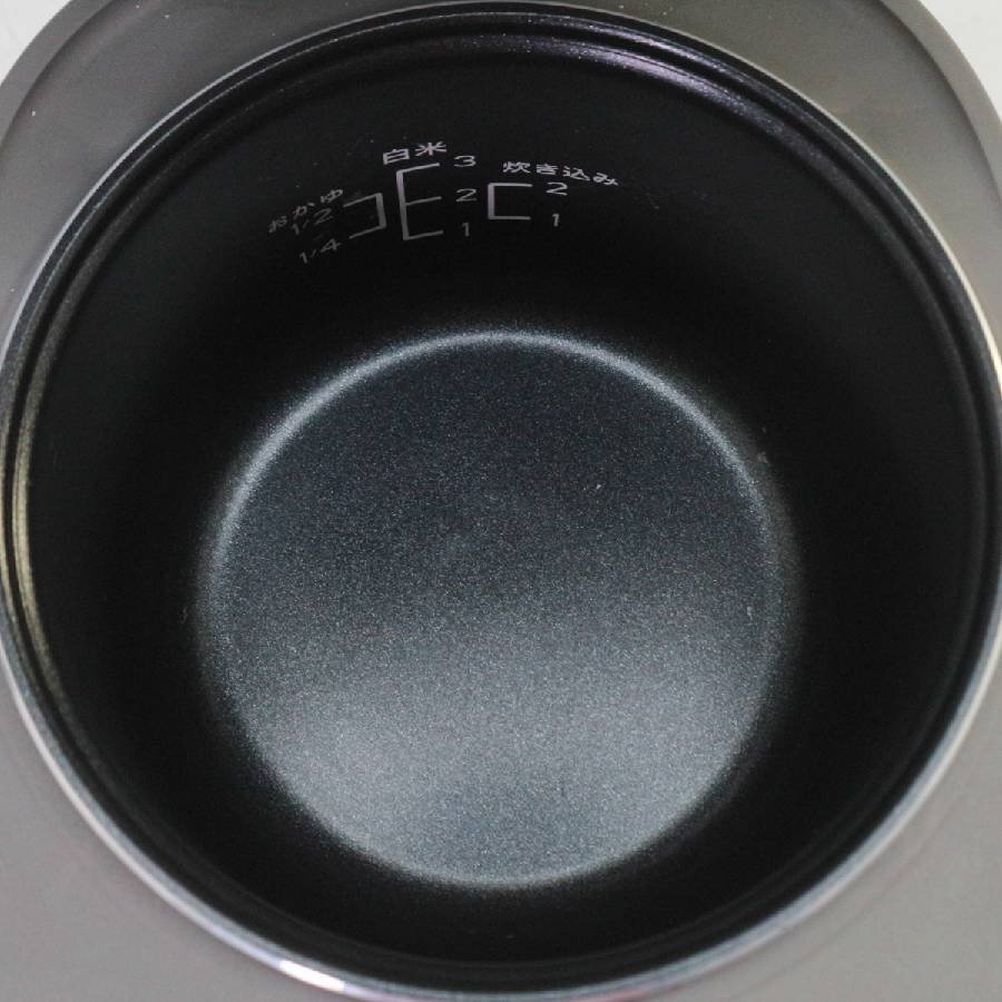 2024年製 KOM 3合炊き マイコン炊飯ジャー コンパクトライスクッカー 炊飯器 HK-CRC03 ブラック 一人暮らし◆828f10の画像4