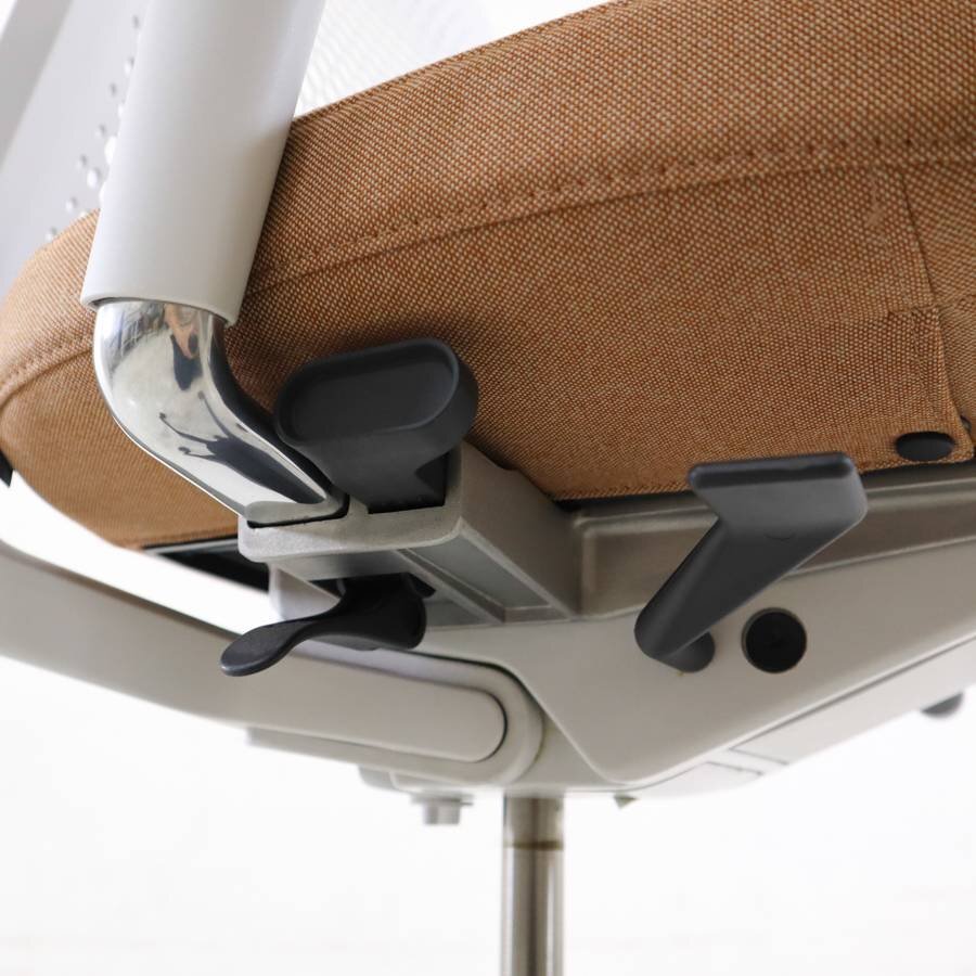 vitra. vi тигр [ID Air]ID Chair Concept ID стул рабочий стул локти имеется текстильное покрытие оттенок коричневого Anne tonio*chite rio ID воздушный *829h21