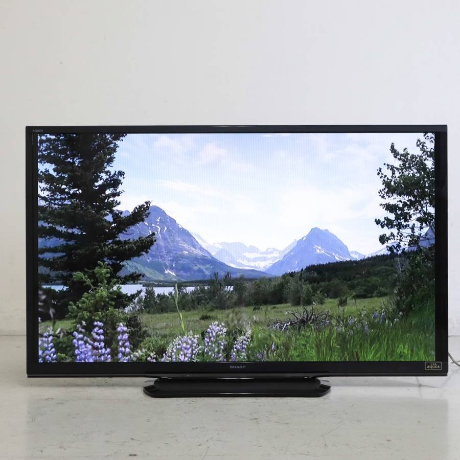 SHARP シャープ LED アクオス 52インチ 液晶テレビ LC-52W9 2013年製 リモコン付き 外付けHDD対応○835h02_画像1