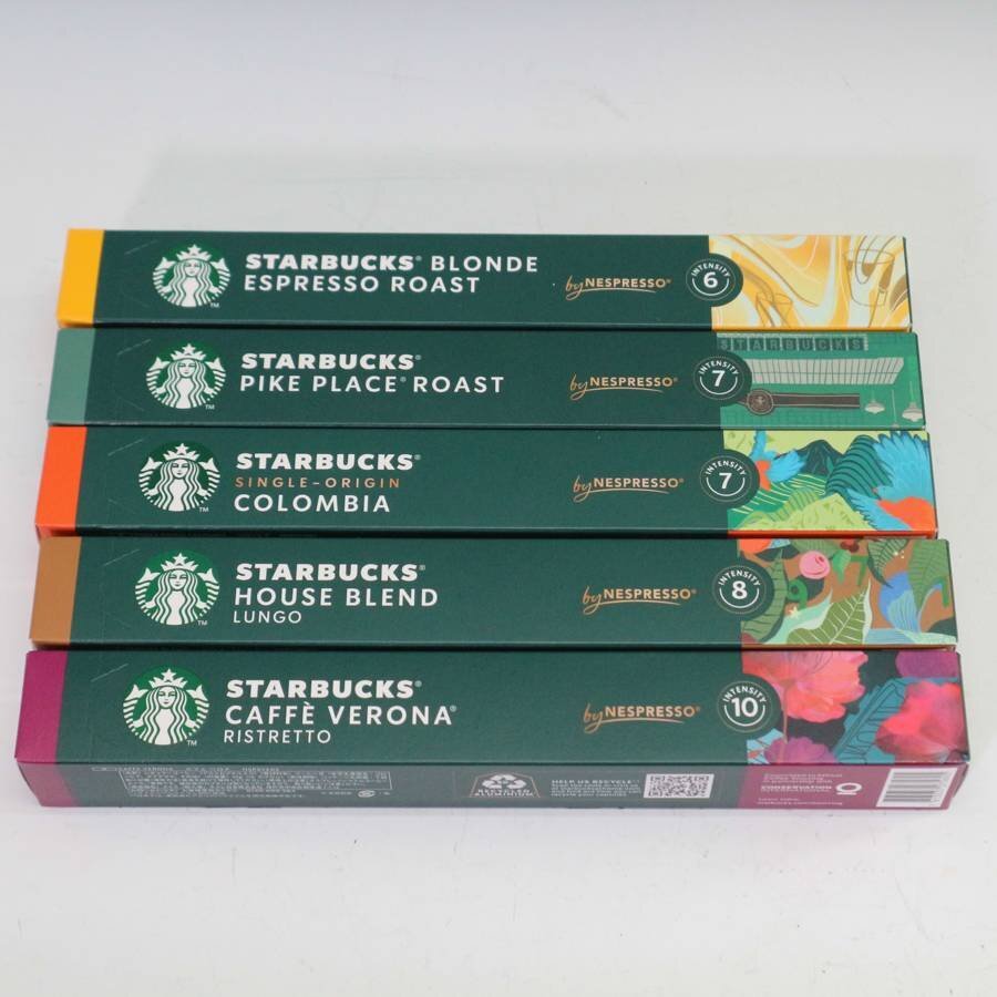  новый товар!STARBUCKS Starbucks nes pre so Capsule кофе 5 вид комплект временные ограничения 2025.02/08~03/18 до *836f16