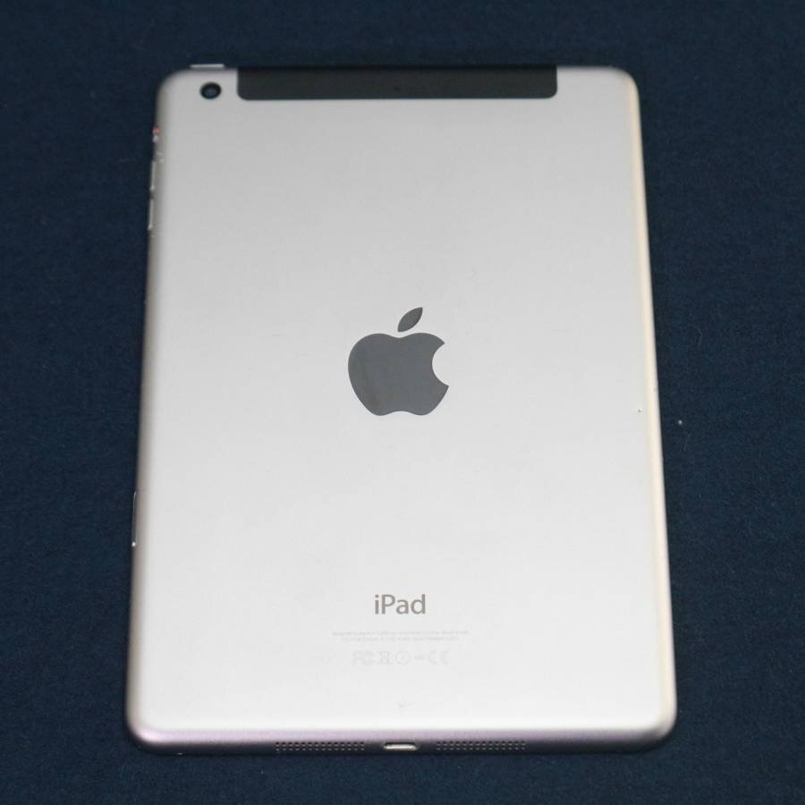 動作品 Apple アップル iPad mini 3 A1600 MGJ02/A 本体 64GB シルバー セルラーモデルdocomo 判定◯◆836f11_画像4