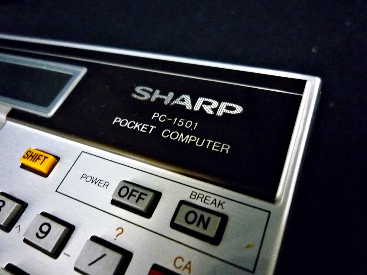 ★SHARP PC-1501/CE-150★シャープ/ポケットコンピューター/プリンター＆カセットインターフェイス★ジャンク_画像2