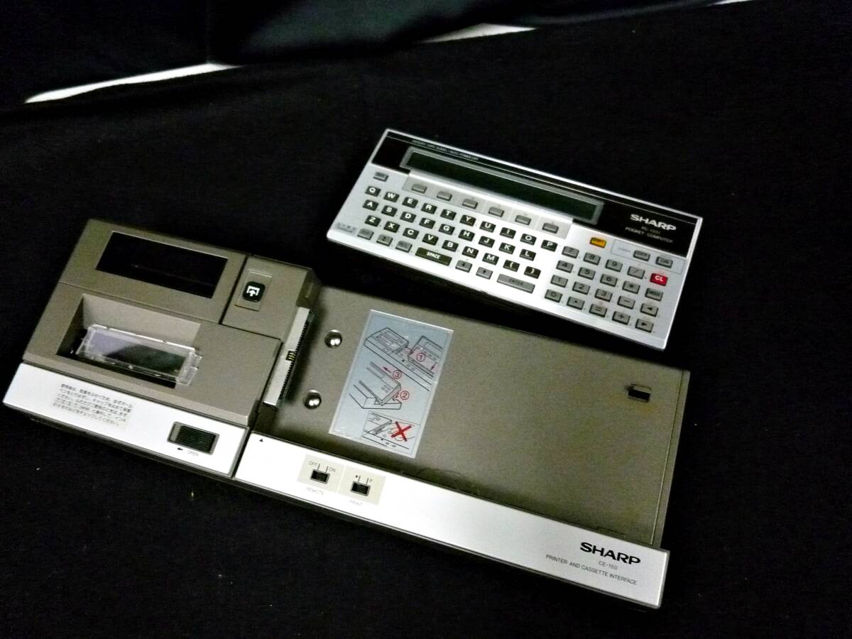 *SHARP PC-1501/CE-150* sharp / pocket computer -/ printer & cassette interface * Junk 