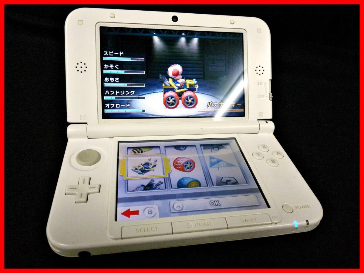 ★NINTENDO 3DS LL★少し割れありジャンク★ニンテンドー/SPR-001★_画像1