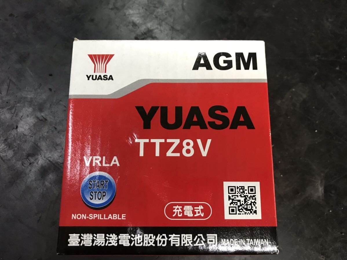 新品 バッテリー 台湾ユアサ TTZ8V YUASA 充電済 PCX リード125 MT-25 GTZ8V CRF250 XMAX YZF-R25 の画像1