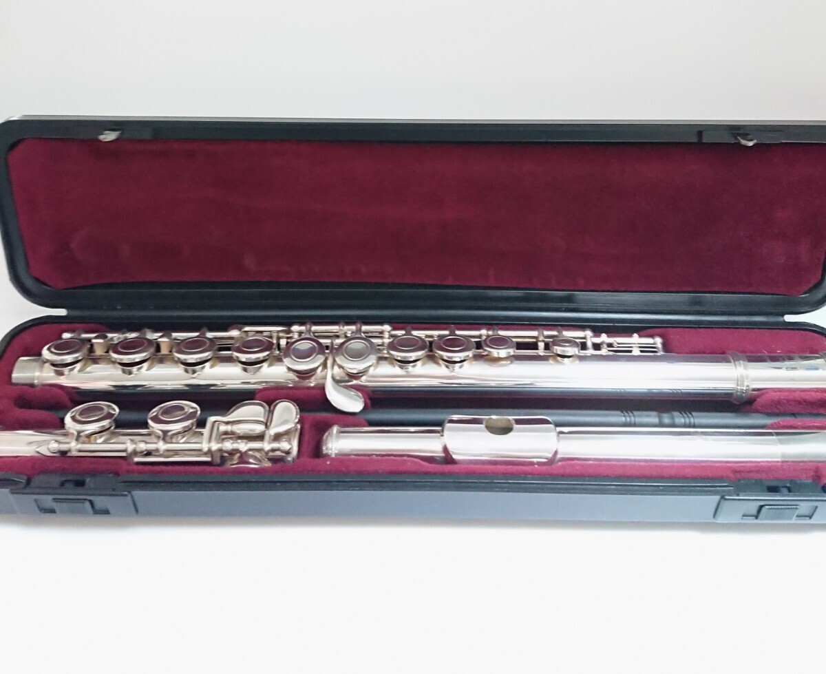  YAMAHA 221SⅡ 日本製 フルート 管楽器 flute Flte Querflte flte traversir flauto, flauto traverso 笛 長笛 #1304の画像1