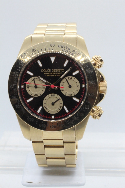 【DOLCE SEGRTO】CHRONOGRAPH CG500 10ATM STAINLESS STEEL 中古品時計 電池交換済み 24.5.15_【DOLCE SEGRTO】CHRONOGRAPH CG500 