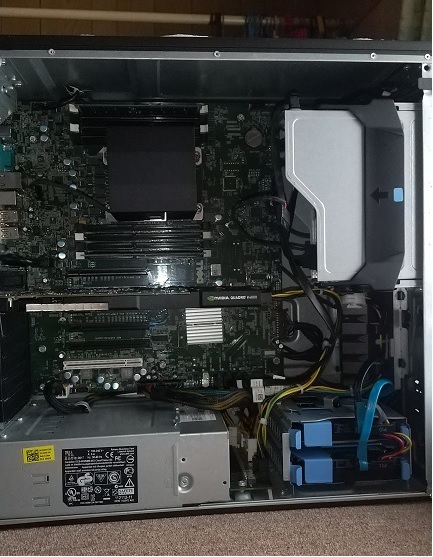 訳難アリ Dell Precision T3610 Workstation Win11 /10コア20スレッド Xeon E5-2660 V2 / SSD240GB+HD500GB★動作可ジャンク★_画像4