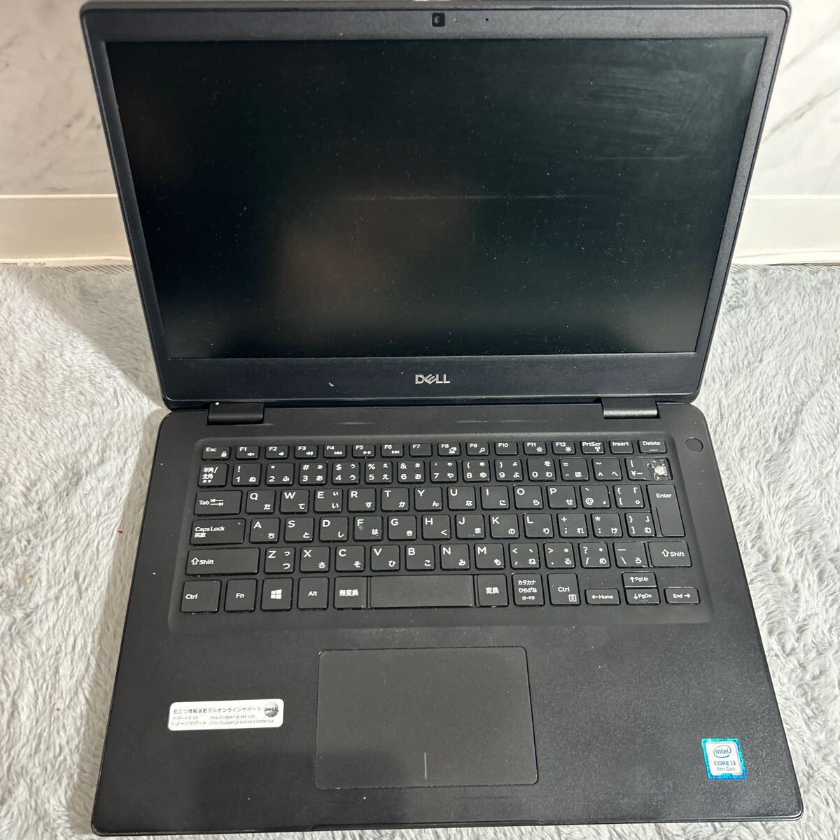 【ジャンク品】【欠損有】DELL デル ノートパソコン latitude3400 Intel Corei3初期化未実行 動作通電未確認 本体のみ 電源コードなし (A1)の画像2