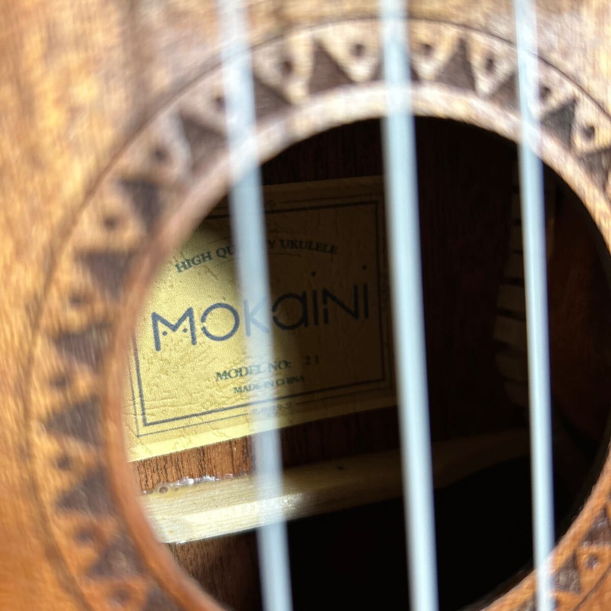 Mokaini ウクレレ High quality ukulele model12 ケース付き 音出し確認済みの画像3