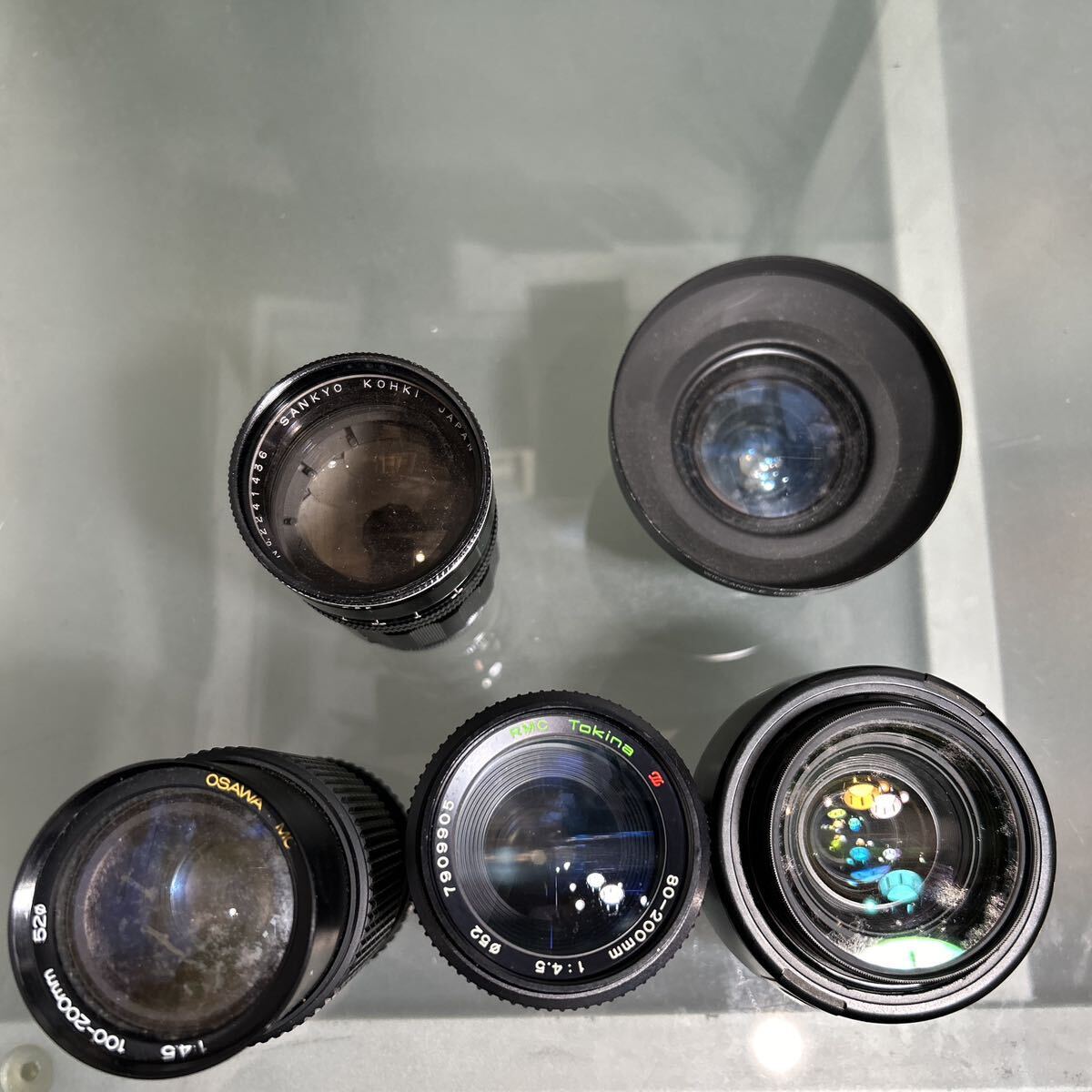 [ junk ][ lens set sale ] camera Canon/Komura/PENTAX/NIKON/Kenko/MINOLTA operation not yet verification 240510k06