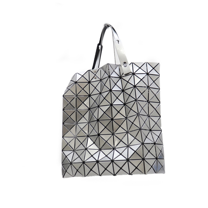 【クリアランスSALE】BAOBAO ISSEY MIYAKE BB-AG071 ルーセント トートバッグ メンズ シルバー イッセイミヤケ_画像1