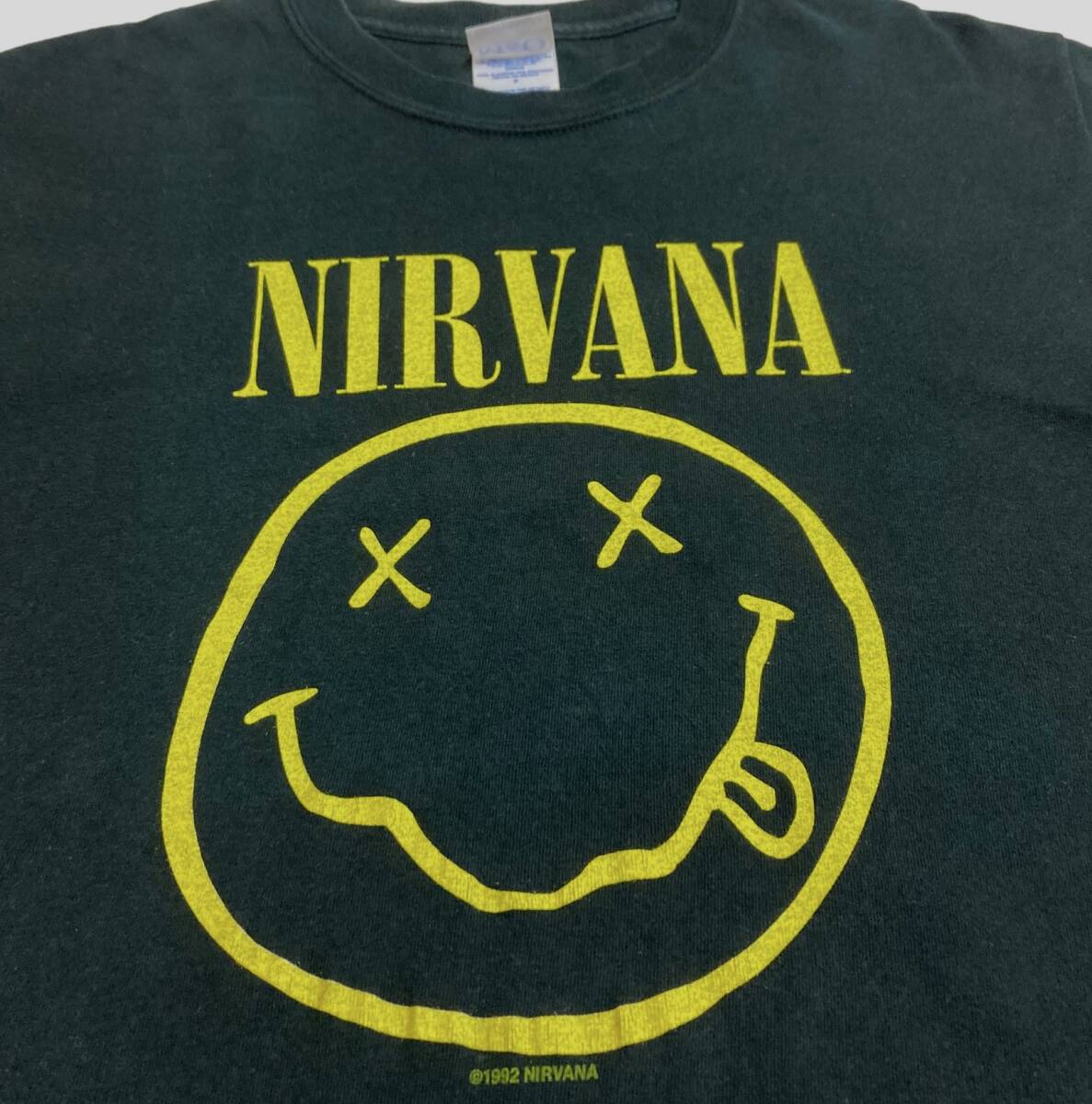 00s NIRVANA Tシャツ M&O Sサイズ ニルヴァーナ ビンテージ ロック バンド_画像4