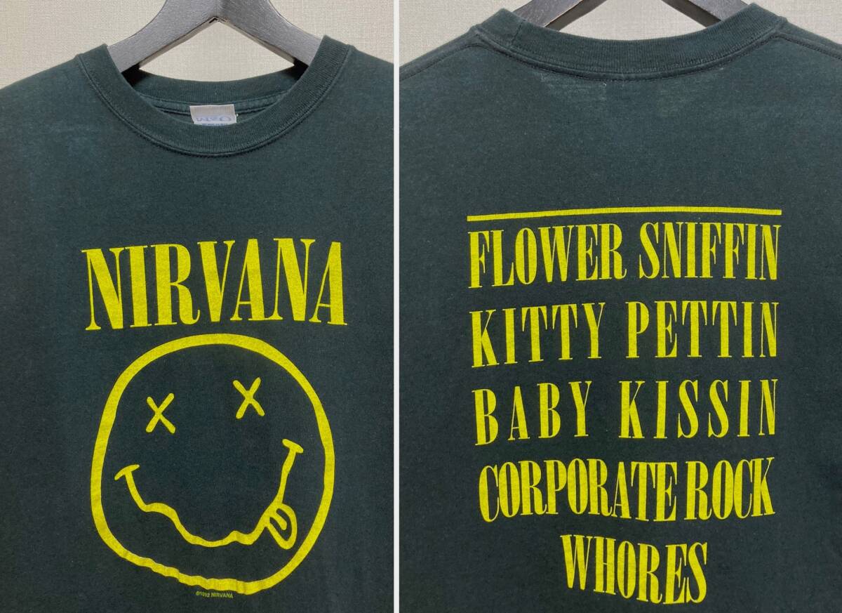 00s NIRVANA Tシャツ M&O Sサイズ ニルヴァーナ ビンテージ ロック バンド_画像9