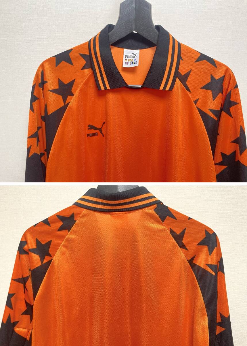 90s PUMA голкипер форма футбол длинный рукав Puma Vintage orange 