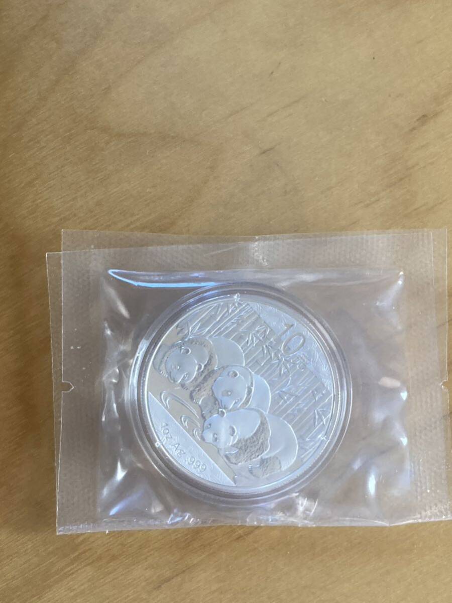 稀少 純銀 銀貨 中国 1オンス オリジナル包装 2013年 パンダ（検索 コイン 古銭 世界 シルバー Silver OZ 未使用 プルーフ_画像3