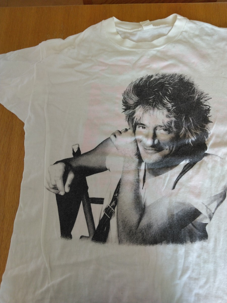 Rod Stewart Tour T частота футболка 90s задний принт размер XL соответствует Vintage Vintage б/у одежда блокировка 
