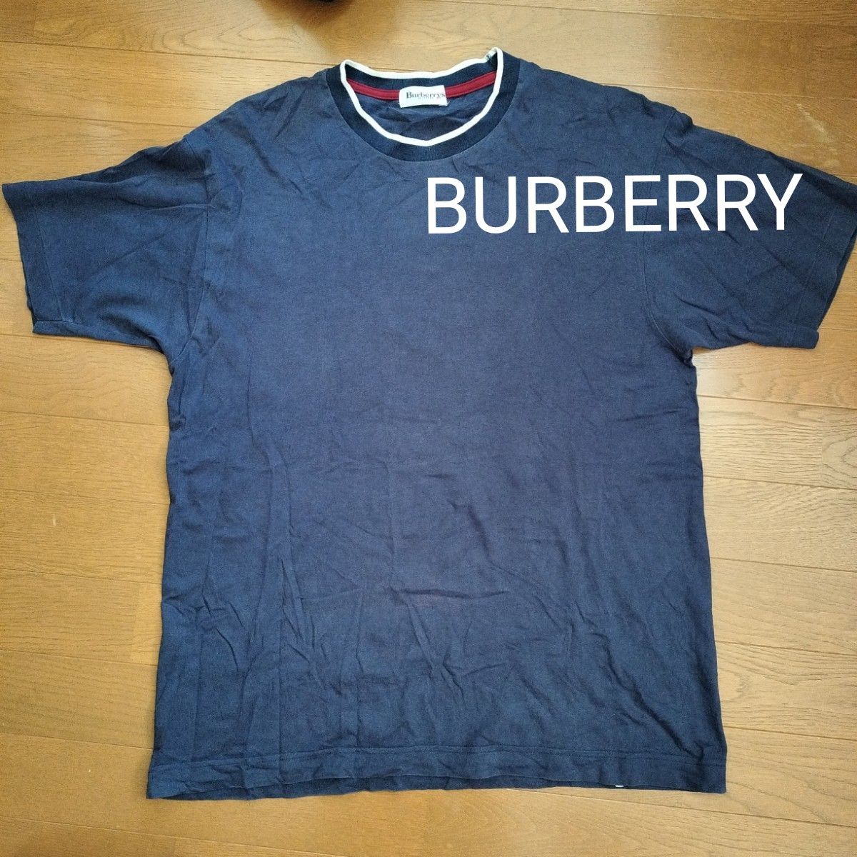 値下げBURBERRYインナーTシャツ 半袖L