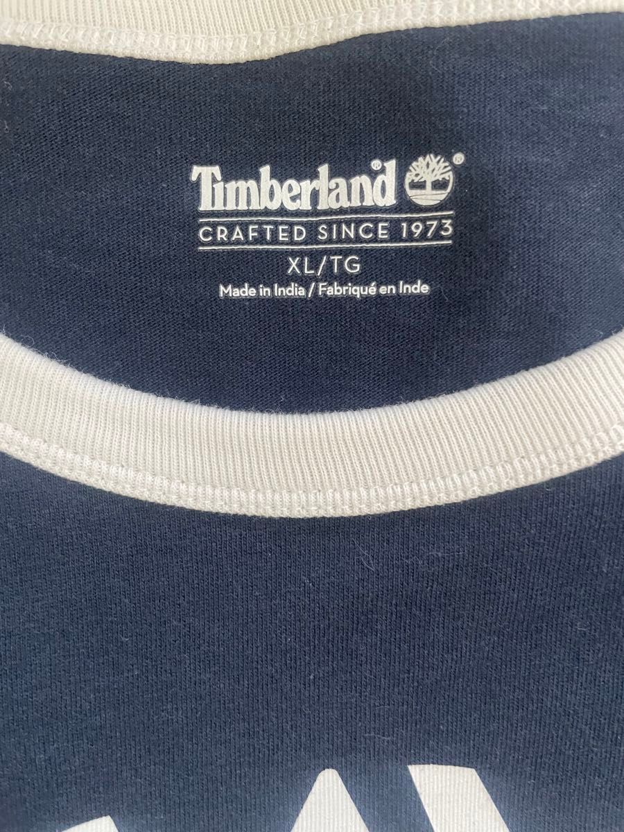Timberland ティンバーランド リンガーTシャツXL ビッグロゴ 