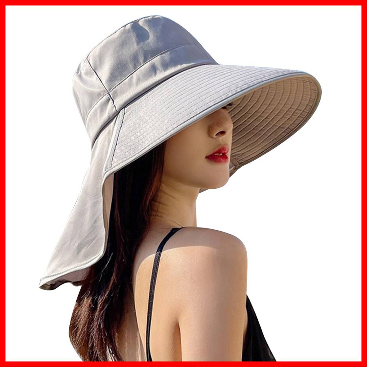 【特価セール】[ARSZHORSVS] 帽子 レディース uvカット 日焼け防止 つば広 日除け帽子 ハット【軽量・通気性・小顔効