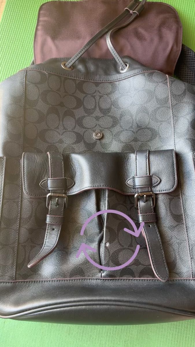 COACH コーチ リュックサック 中古 グッチ GUCCI