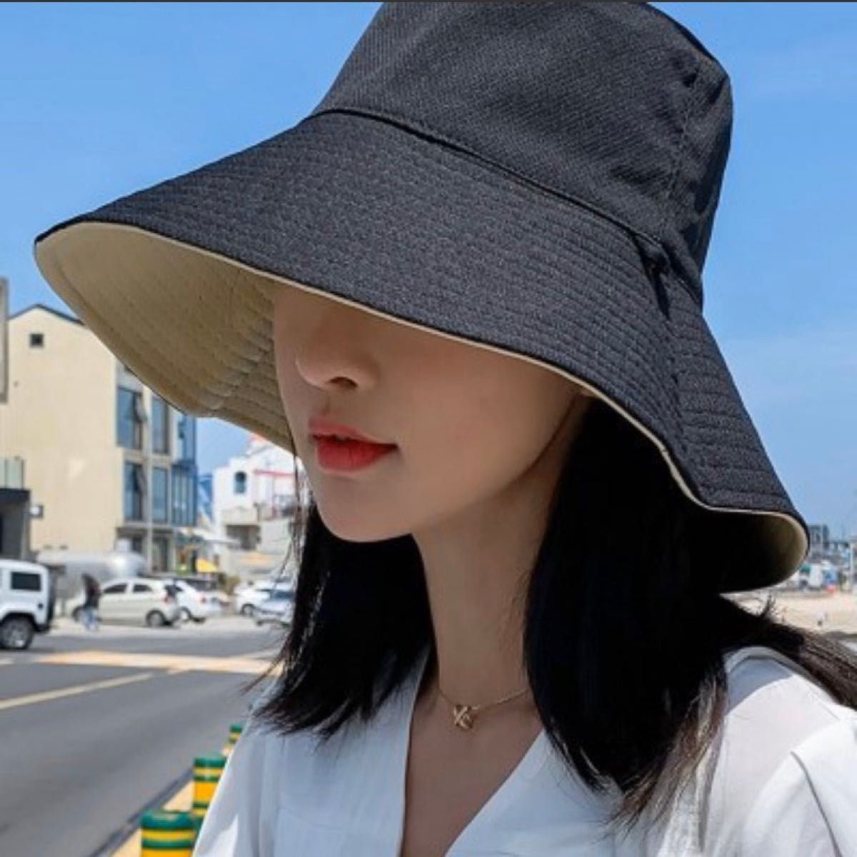 ハット 帽子 紫外線対策 バケットハット つば広 UVカット 折りたたみ 日よけ帽子 日焼け対策 熱中症　