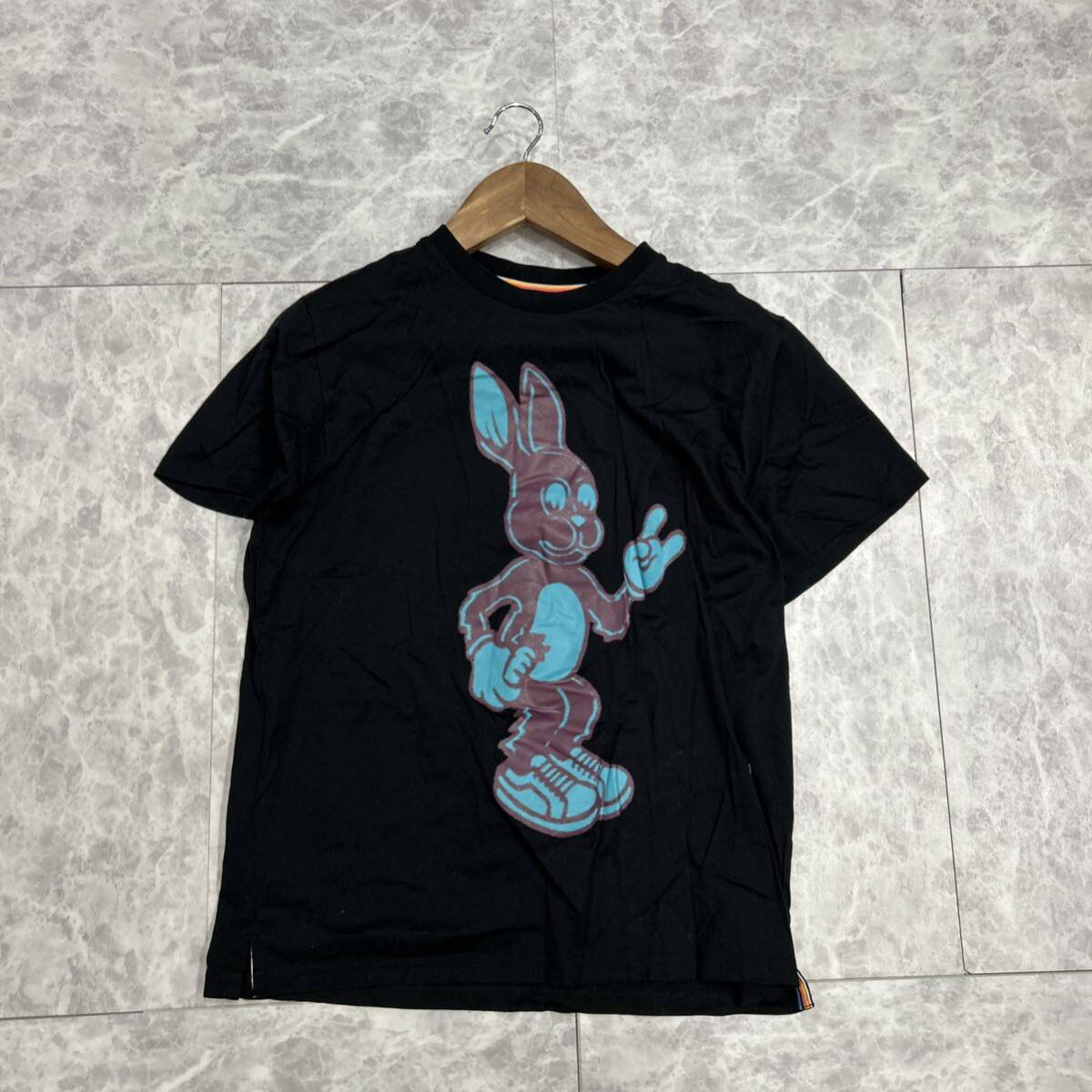 XX ■ 良品 / 日本製 人気モデル '着心地抜群' Paul Smith ポールスミス 半袖 COTTON Tシャツ / カットソー 大きいサイズ XL トップス _画像2