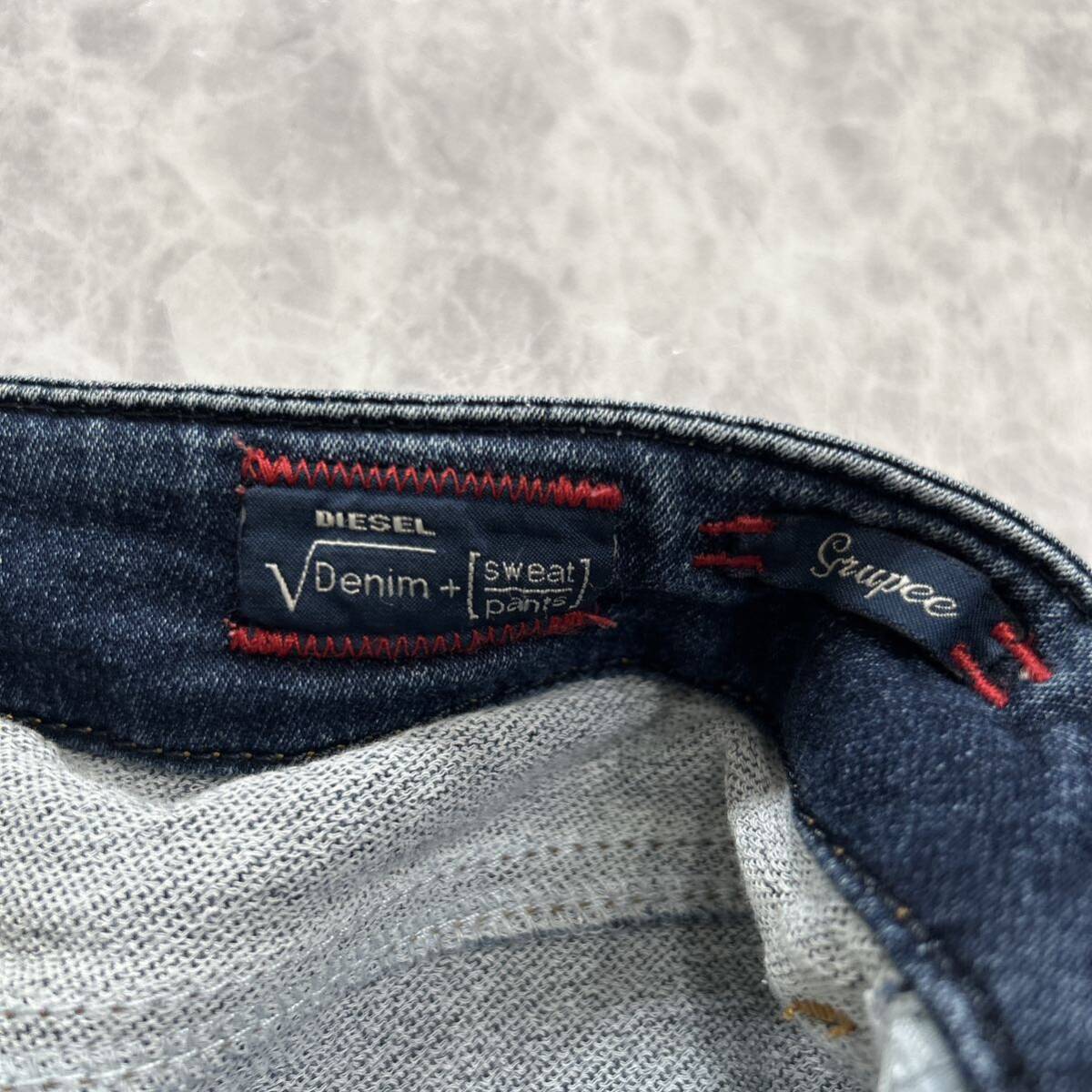 VV # внутренний стандартный товар \' шедевр модель \' DIESEL дизель vDenim+[sweat/pants] GRUPEE NE Jog джинсы / Denim брюки 23 женщина одежда низ 