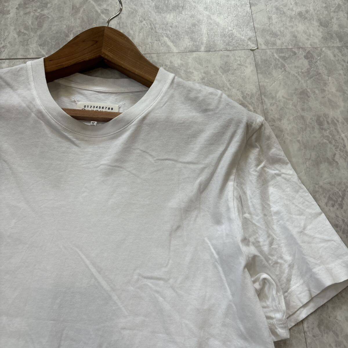 1円~ ＊ 21SS 国内正規品 'ラグジュアリーウェア' Maison Margiela 10 メゾンマルジェラ 半袖 コットン Tシャツ / カットソー XL メンズ_画像3