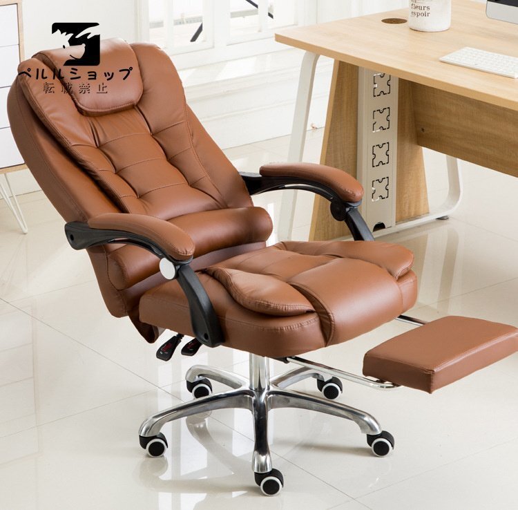 パソコンチェア　家庭用　オフィス　簡約　マッサージ　ボスチェア　ビジネス　背もたれ椅子_画像2