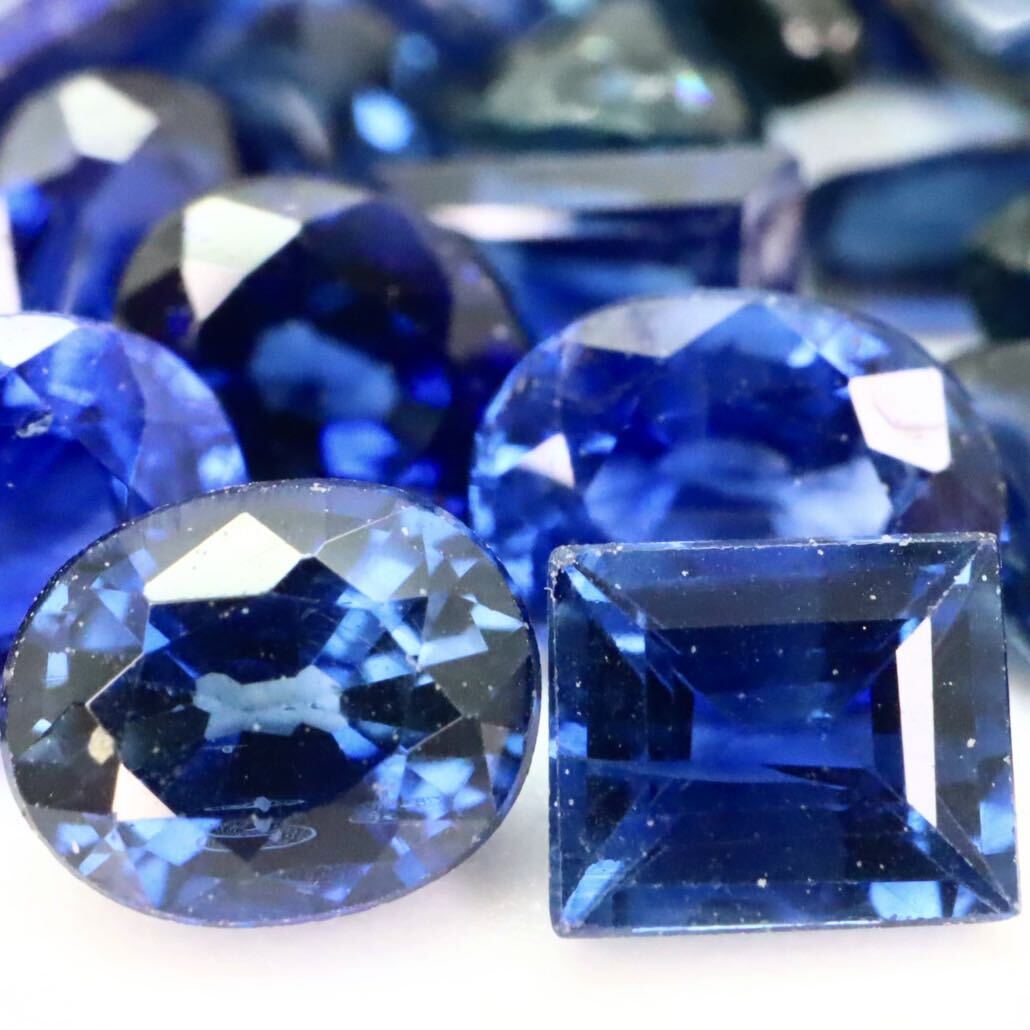 (天然サファイアおまとめ50ct)m 裸石 宝石 Sapphire sapphire サファイア コランダム 藍玉 jewelry ジュエリー K②_画像3